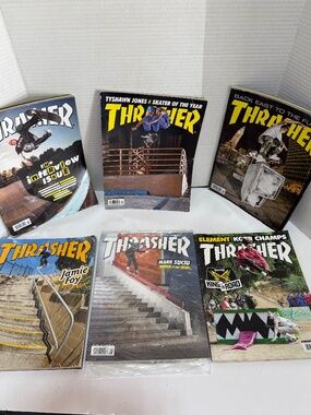 Thrasher Magazine Lot 6 Issues 2018- 2022  Skateboarding